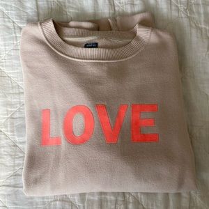Aerie LOVE oversized sweatshirt medium